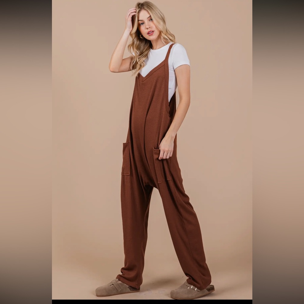 Boho Yarn dye striped sleeveless casual romper Jumpsuit